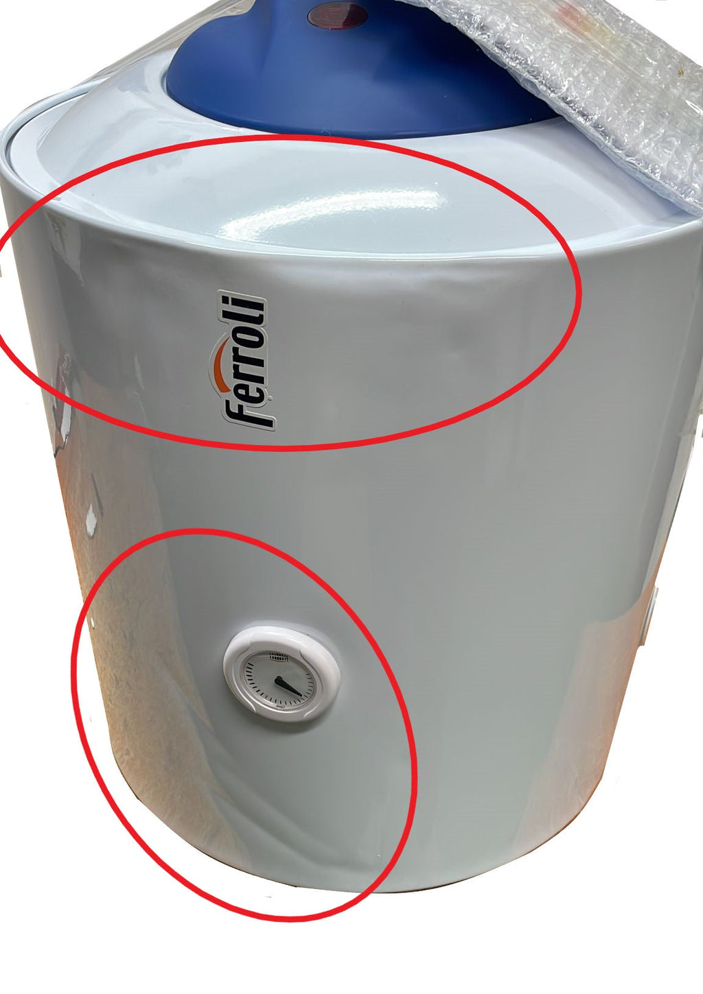 BARGAIN AREA Electric Water Heater Ferroli Calypso 50 HO Horizontal 50 Liters