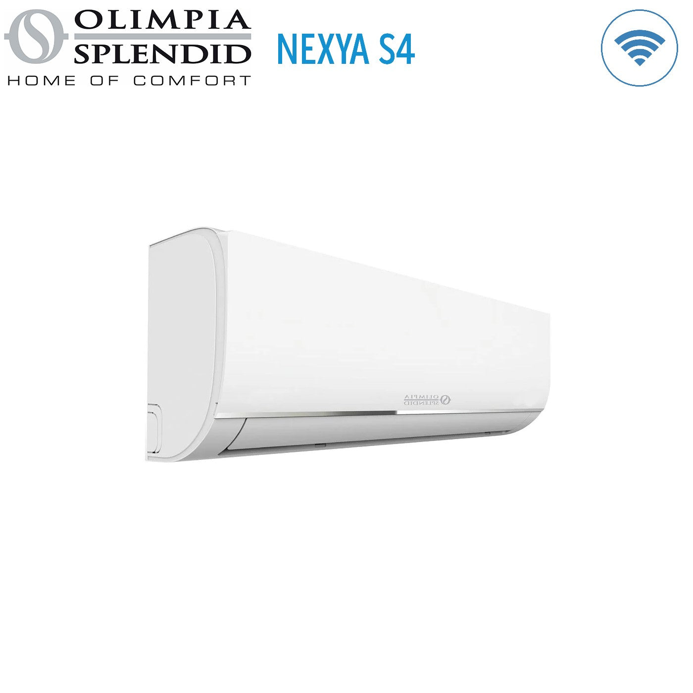 Air conditioner quad-split Olimpia Splendid Inverter series NEXYA S4 12+12+12+12 with OS-CEMEH42EI R-32 built-in Wi-Fi 12000+12000+12000+12000