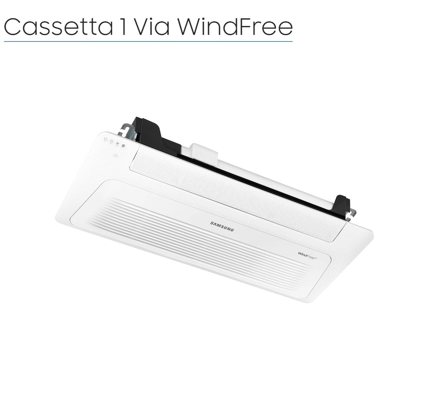 Unità Interna Samsung Cassetta WindFree 1 Via Slim 12000 Btu AJ035TN1DKG R-32 optional Wi-Fi with Pannello Incluso