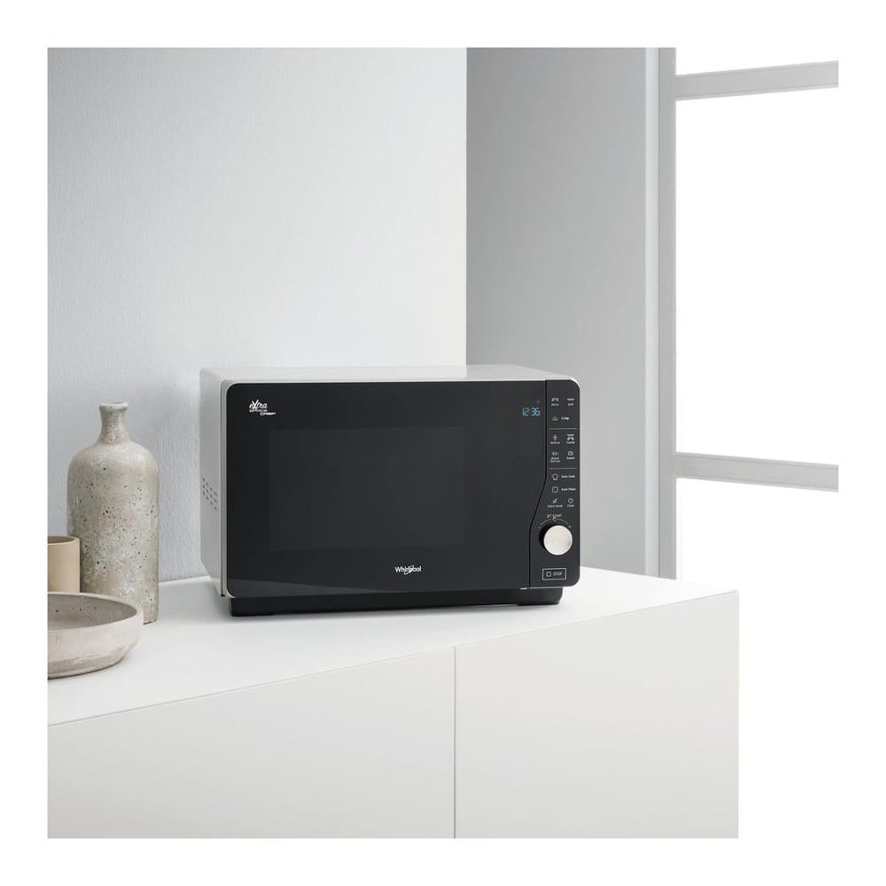 Forno a Microonde a Libera Installazione Whirlpool MWF 427 SL ExtraSpace 25 L con Grill (A32×L49×P42,6)  Argento e Nero