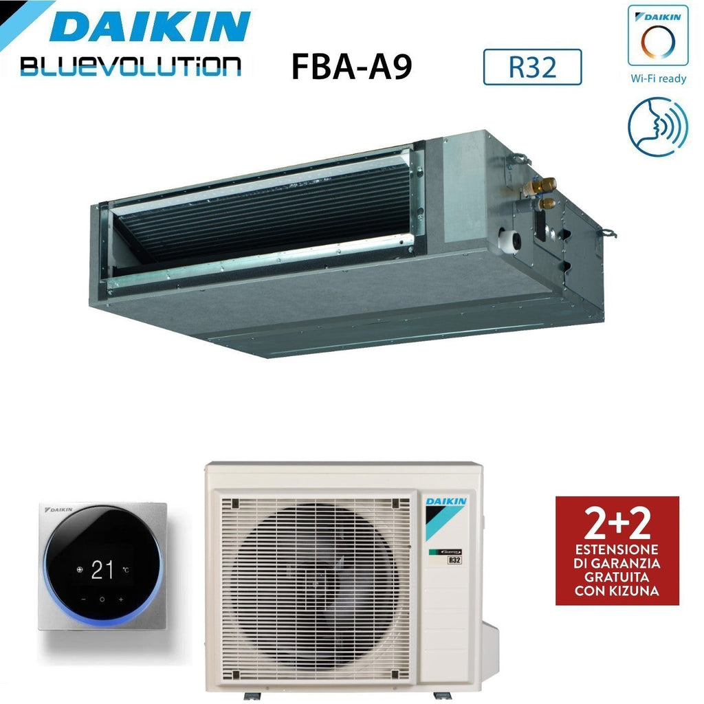 Daikin Bluevolution Ducted Air Conditioner Medium Head 18000 BTU FBA50A Single Phase R-32 Wi-Fi Optional - Italian Warranty