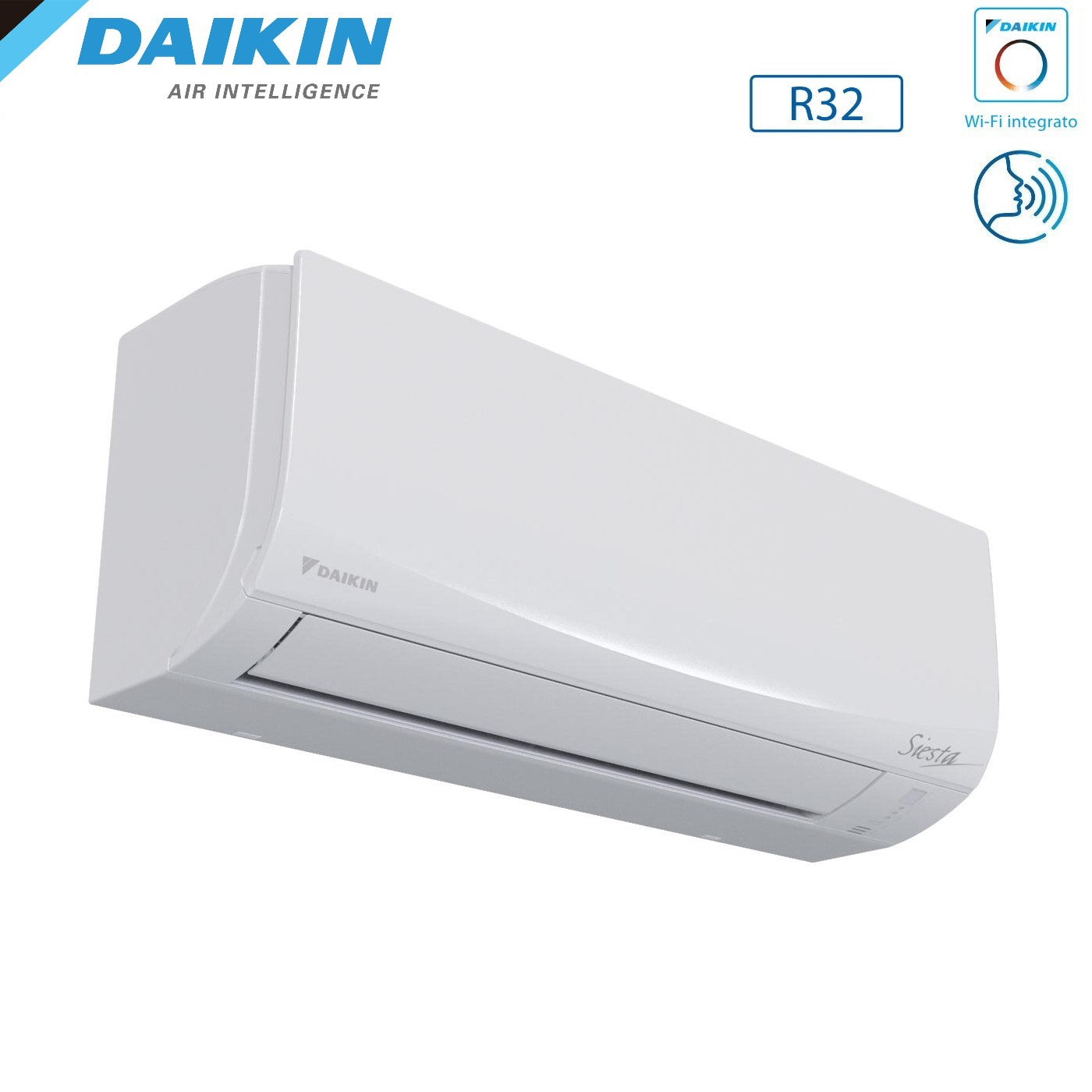 Air conditioner dual-split Daikin Siesta 9+9 with 2AMXF50A R-32 built-in Wi-Fi