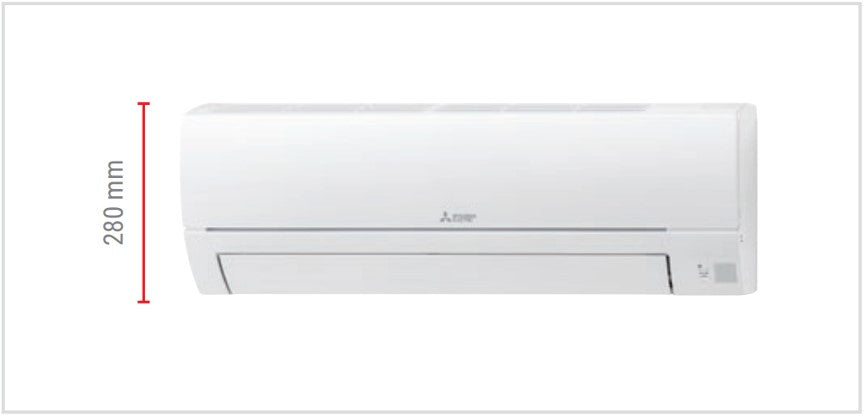 Air conditioner dual-split Mitsubishi Electric Smart MSZ-HR 9+9 with MXZ-2HA50VF R-32 optional Wi-Fi