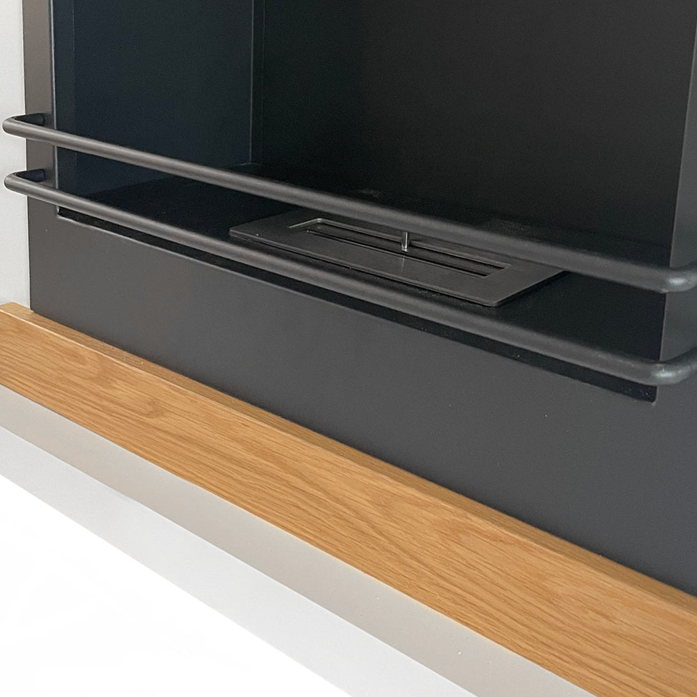 Divina Fire Stoccolma bio-ethanol haard wit 75, 5x24x68 cm