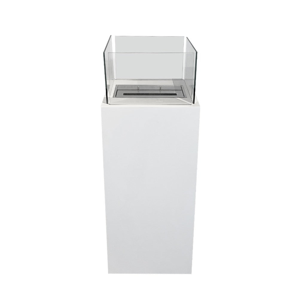 Divina Fire Ischia vrijstaande bio-ethanol haard 3,2 kW wit