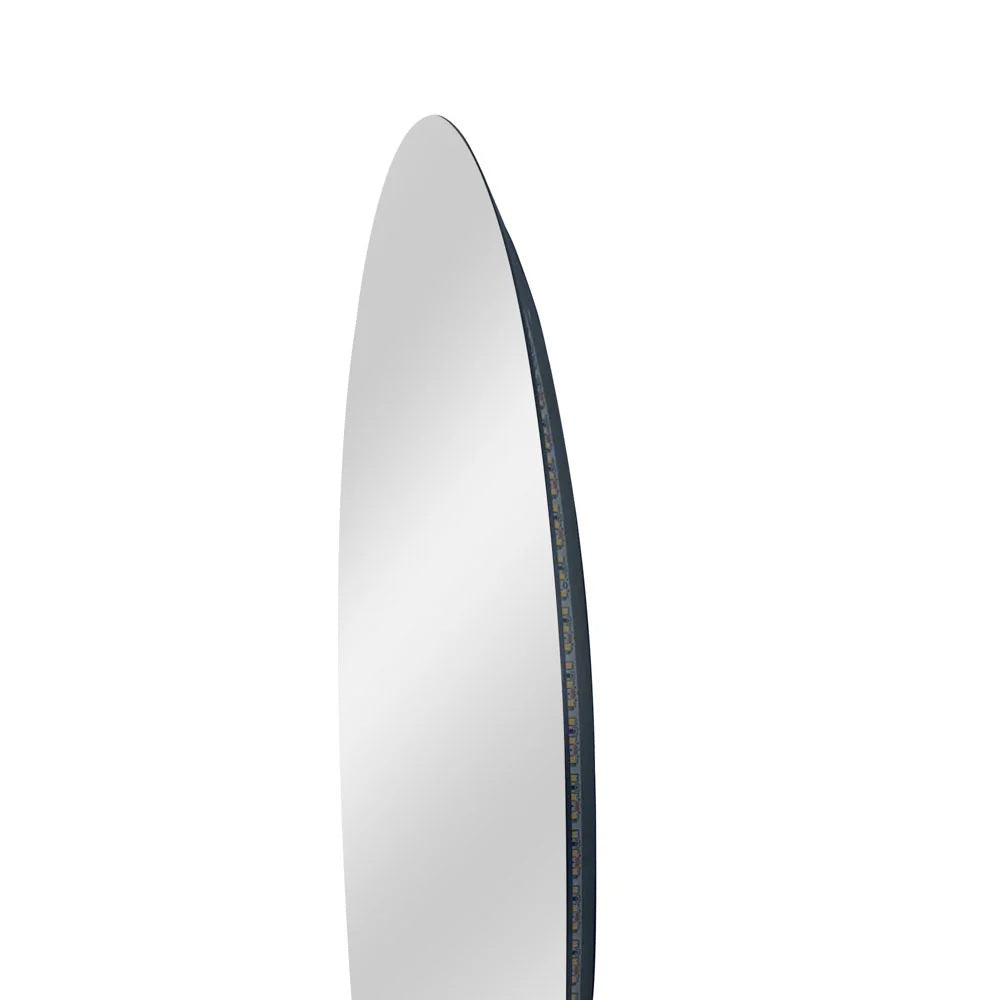 Specchio da bagno rotondo retroilluminato tondo Ø80 cm LUNA Made in Italy