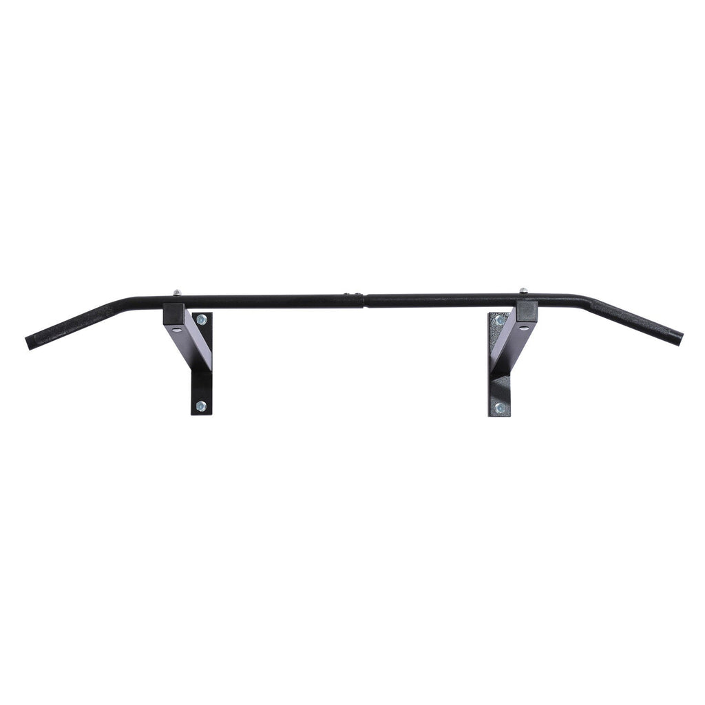 EASYCOMFORT Professional Wall Pull-up Bar with Steel Structure, 116 x 43 x 20cm, Black