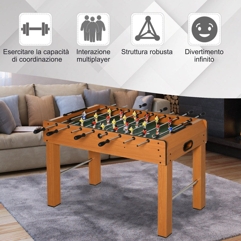 EasyComfort tafelvoetbal MDF 122x61x80.7 cm