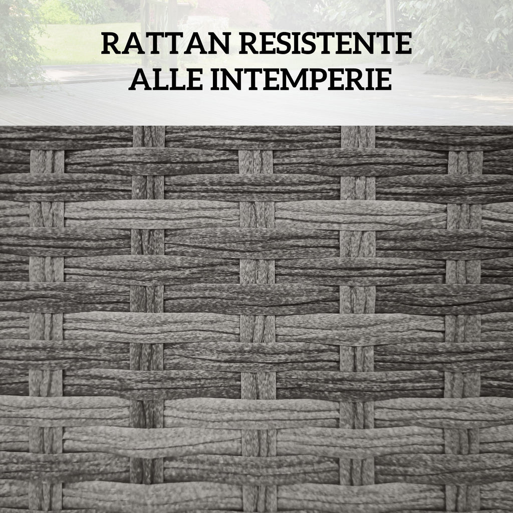 EasyComfort Cesta tuinkist 57x34x62 cm grijs