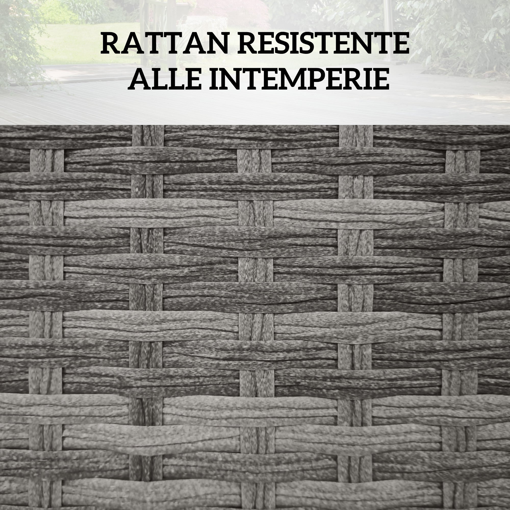 EasyComfort Cesta tuinkist 57x34x62 cm grijs
