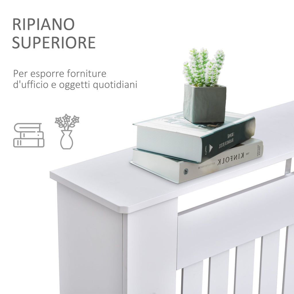 EasyComfort radiatorombouw MDF 152x19x81 cm wit
