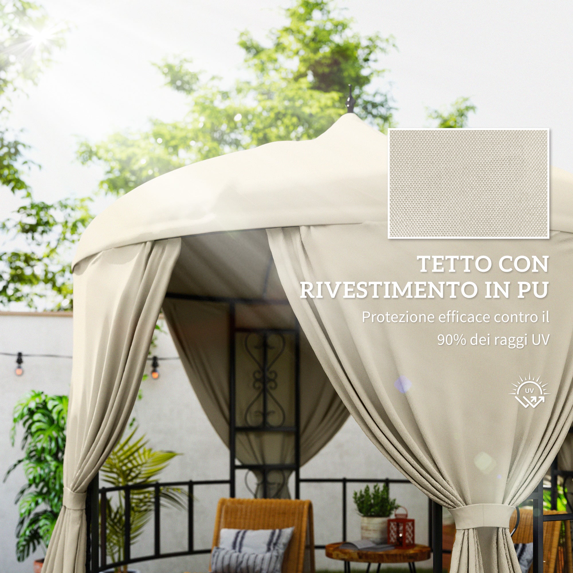 EasyComfort Gazebo rond Ø3 m