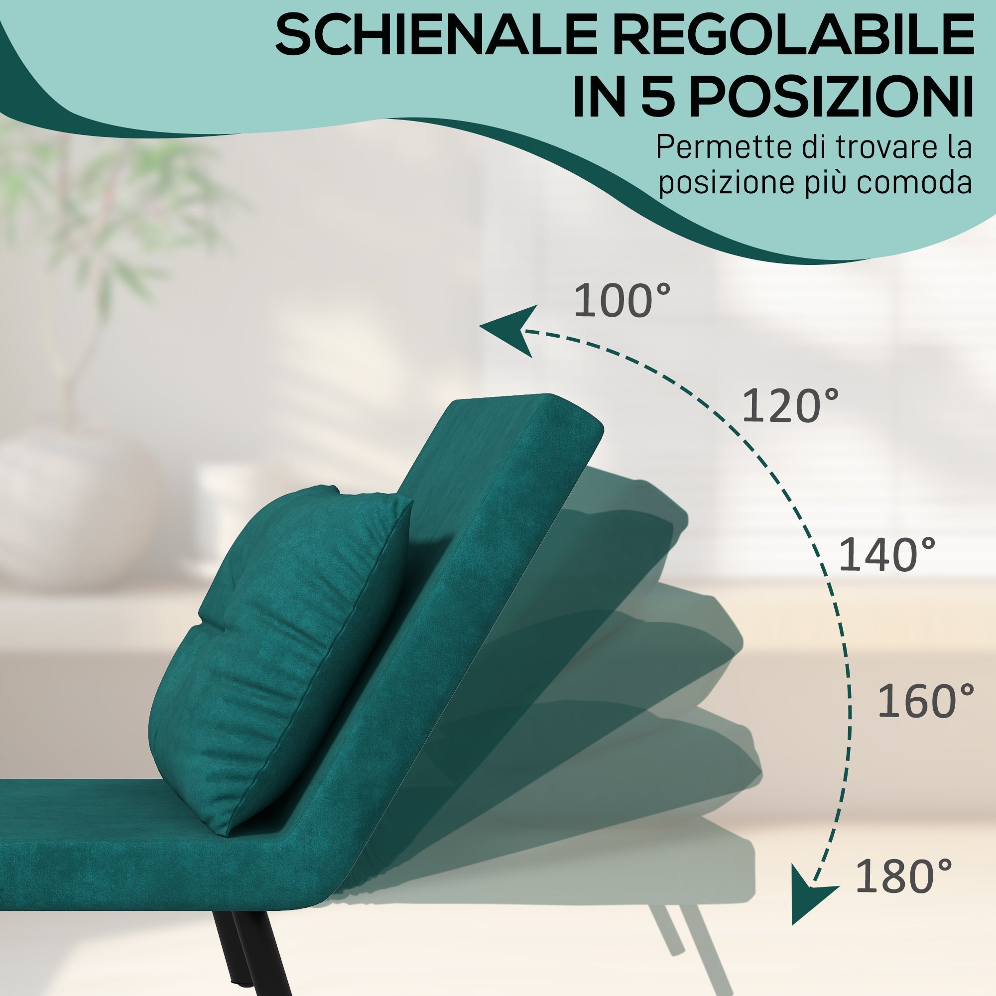 EasyComfort 3-in-1 slaapfauteuil, 63x73x81 cm