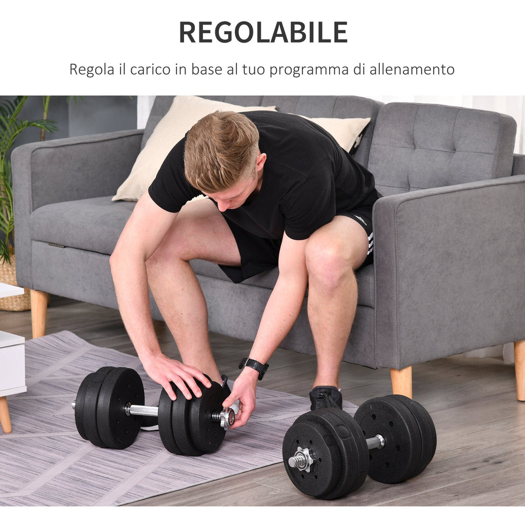 EasyComfort Halterset 30 kg (8×2,5 kg, 4×1,5 kg)
