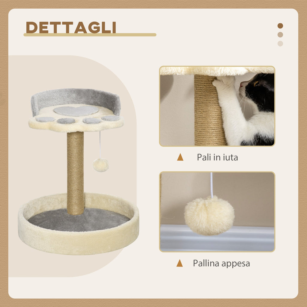 EasyComfort Krabpaal met ligbedden 41x41x44 cm