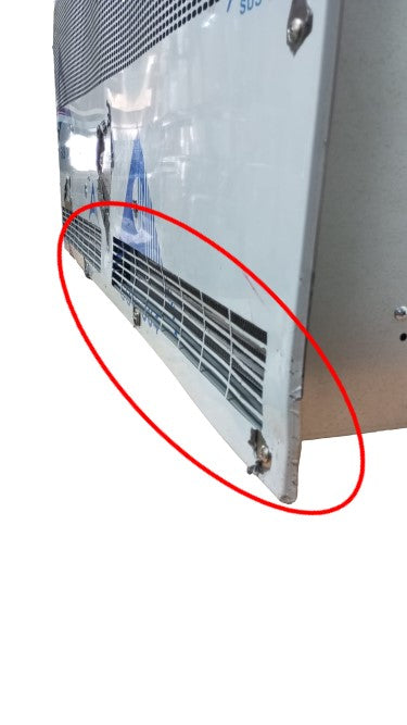 AREA OCCASIONI Barriera d'Aria ad built-in 120 cm Klimaline with Telecomando 2 Velocità SILVER NASCOSTA with Resistenza