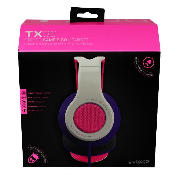 Gioteck TX30 gaming-headset met 3,5 mm en USB