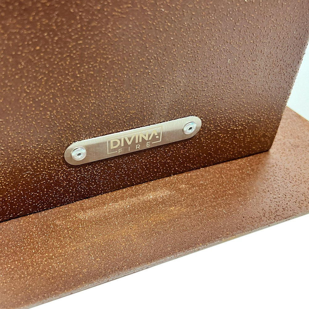 Divina Fire Capri 70 bio-ethanol haard Ruggine
