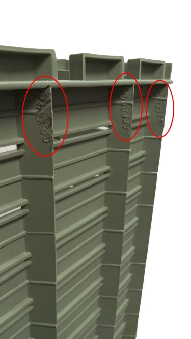 AREA OCCASIONI 2529 EasyComfort Set da Giardino 5 Pezzi a Doghe con Divanetto, 2 Poltroncine e 2 Tavolini in Polipropilene Verde