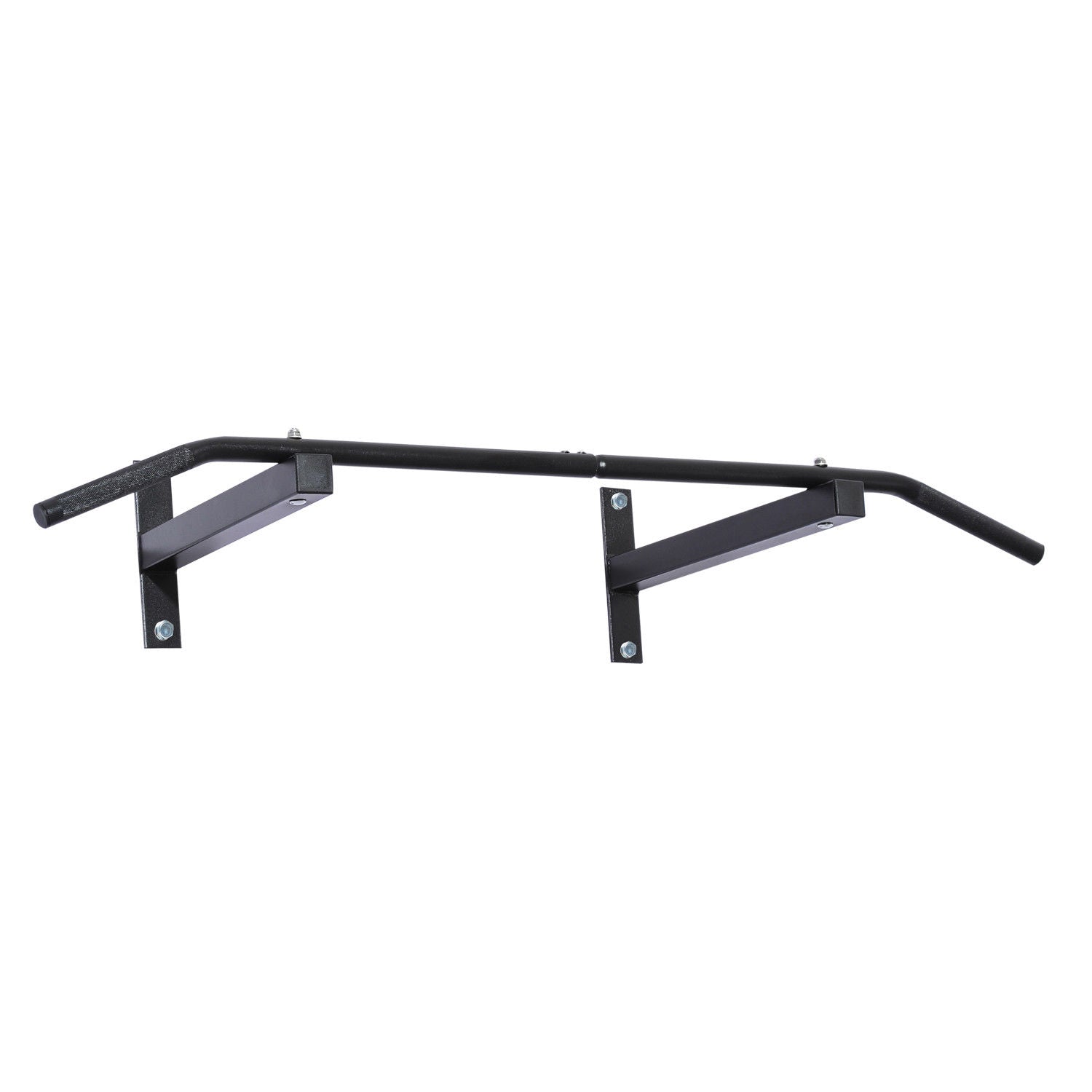 EASYCOMFORT Professional Wall Pull-up Bar with Steel Structure, 116 x 43 x 20cm, Black
