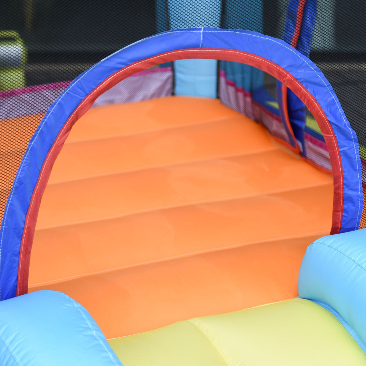 EasyComfort Opblaasbaar kasteel met glijbaan en zwembad (3 kinderen)