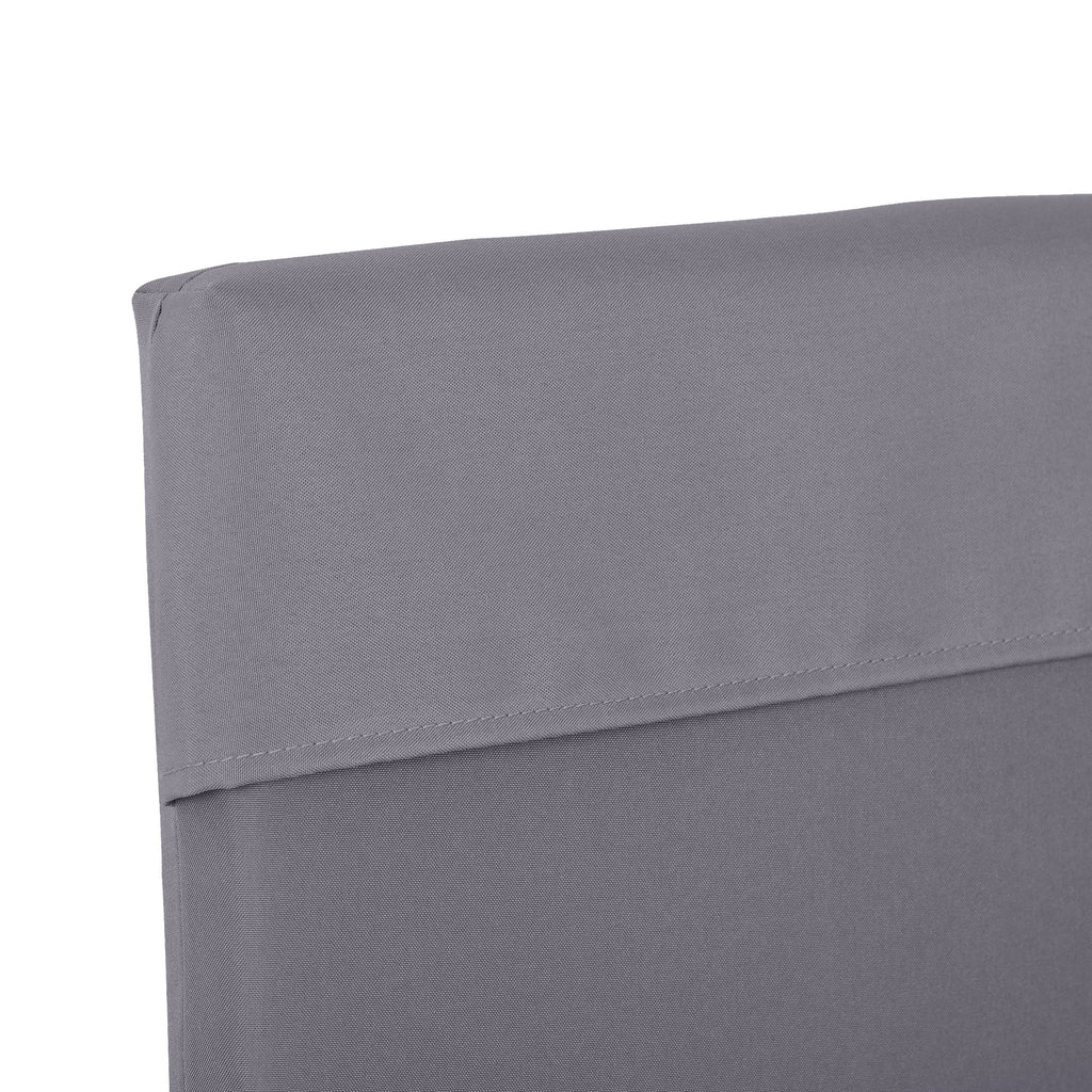 EasyComfort kussenset voor schommelbank 3-zits 2-delig 130x45x5 cm grijs