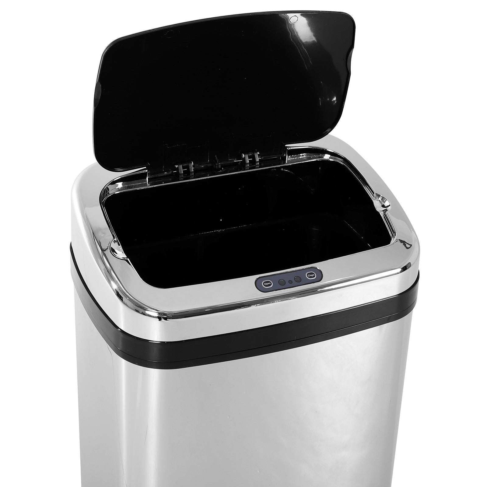 Easycomfort Elegante Bidone pattumiera In acciaio inox with sensore elettronico di apertura 30L