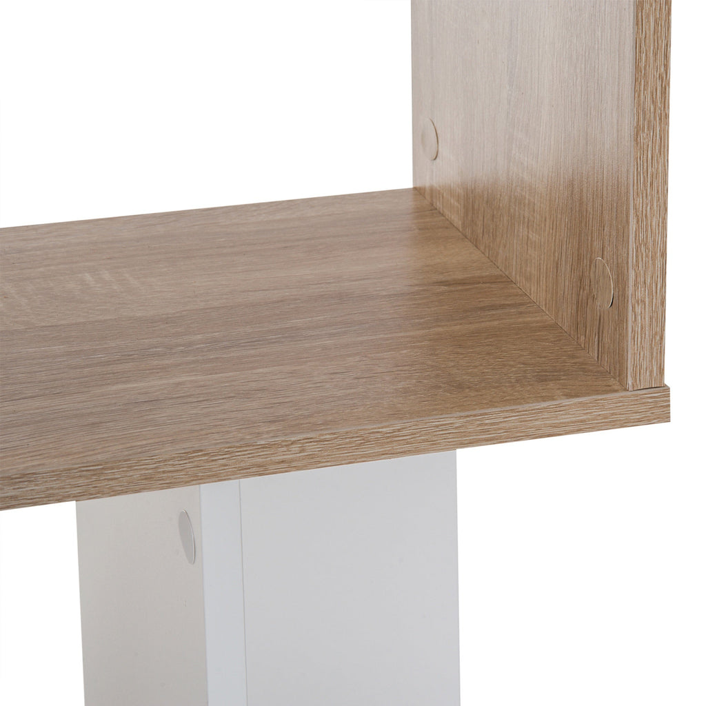 Easycomfort Libreria di Design Scaffale Ufficio Legno Moderna 4 Ripiani 60×24×148cm