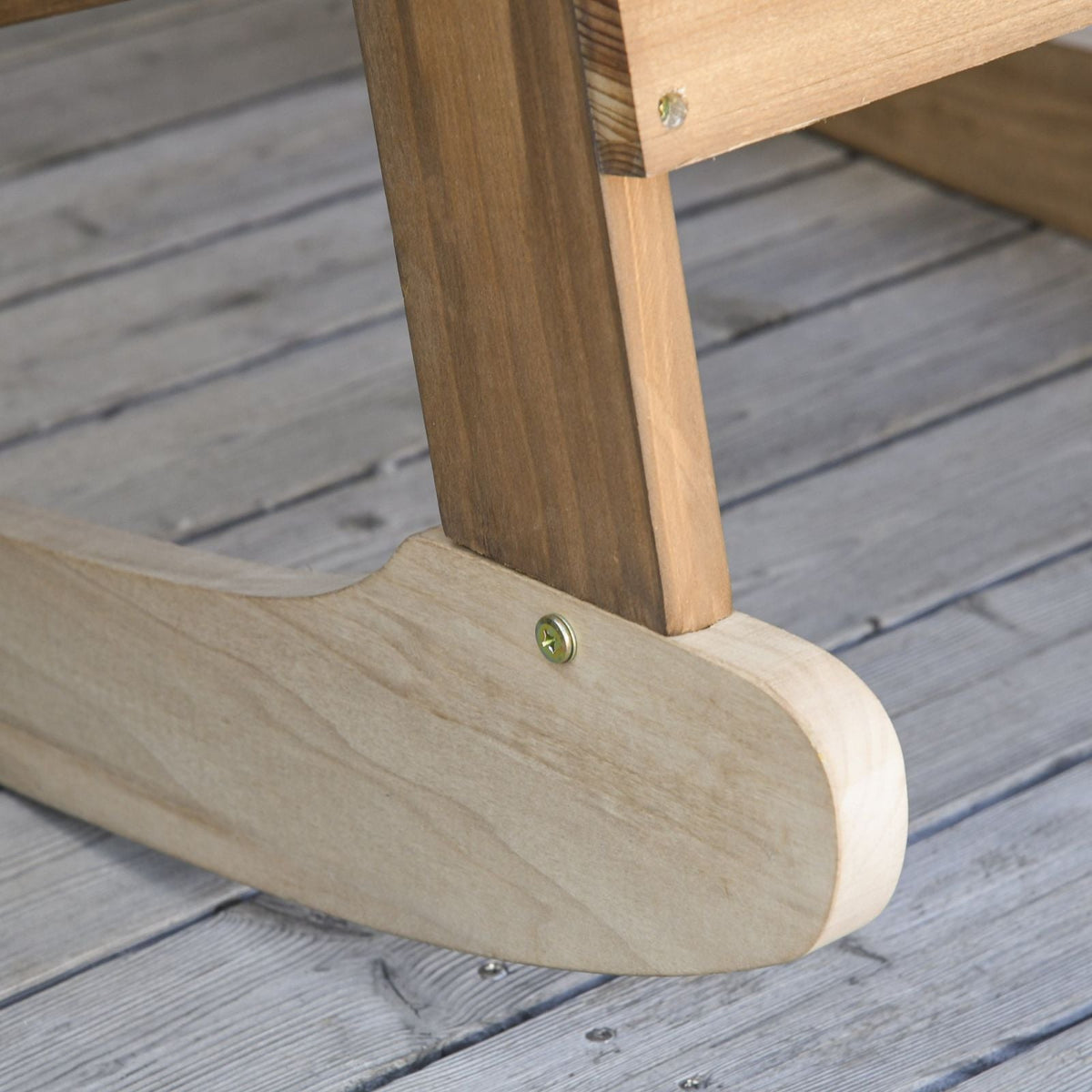 EASYCOMFORT Adirondack Schommelstoel teakkleur
