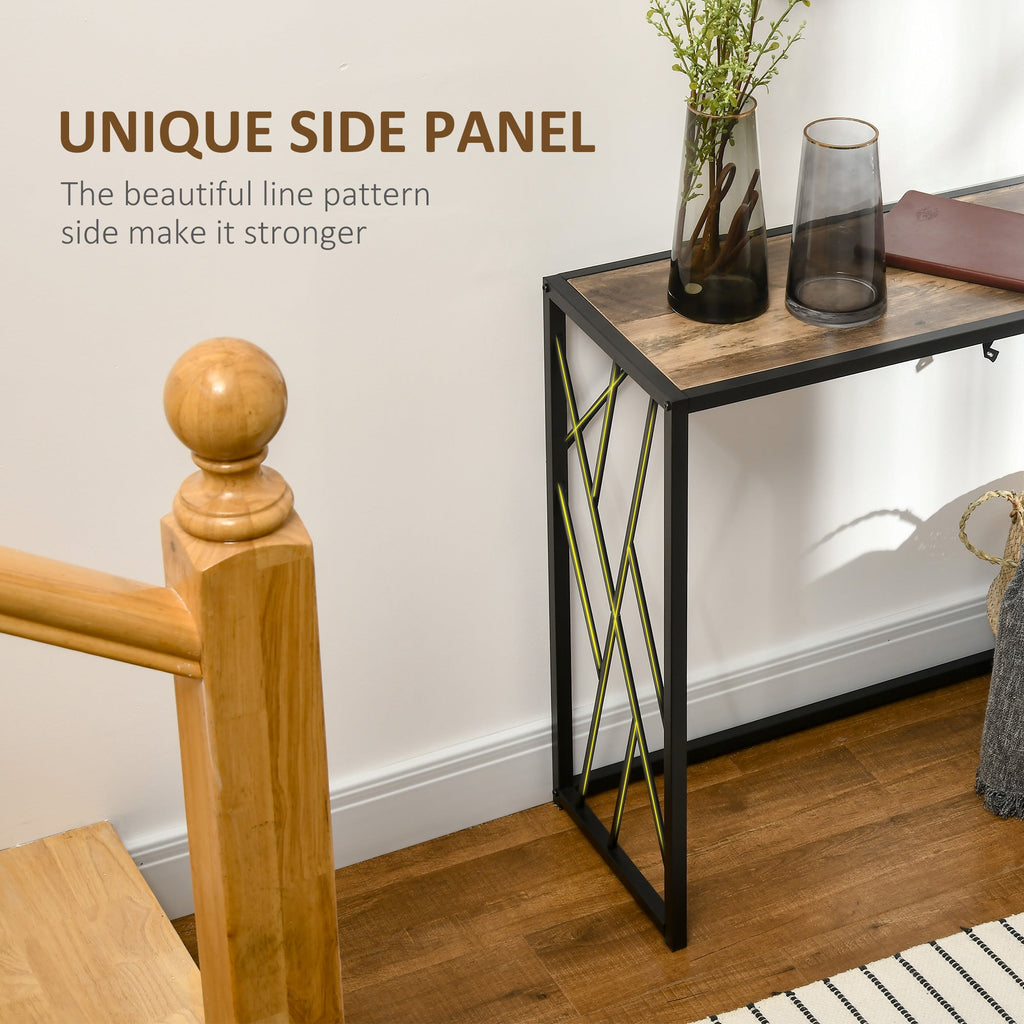 EasyComfort Consolletafel industrieel 120x35x75 cm