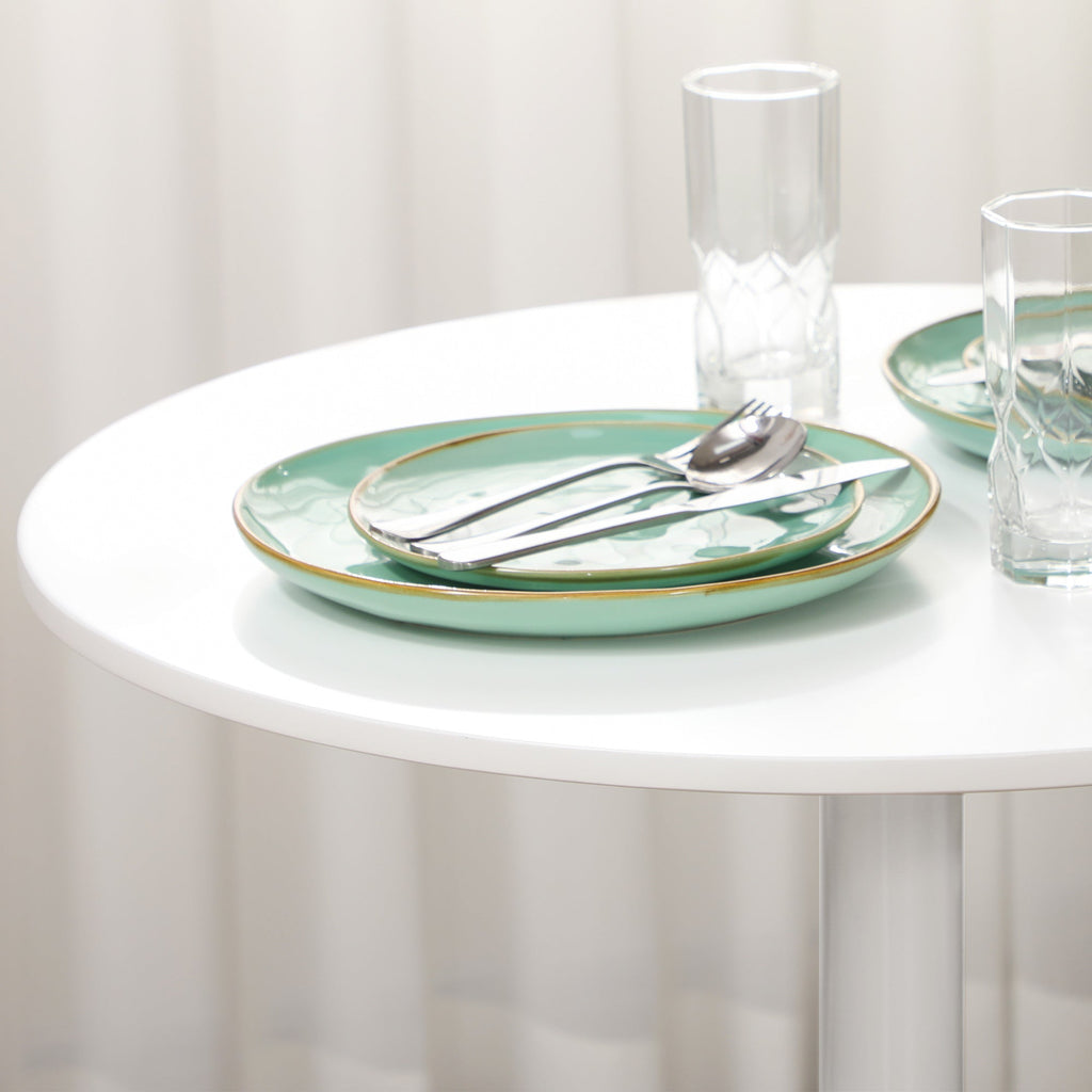 EasyComfort Rond eettafel voor 2 personen Ø70x75 cm, wit