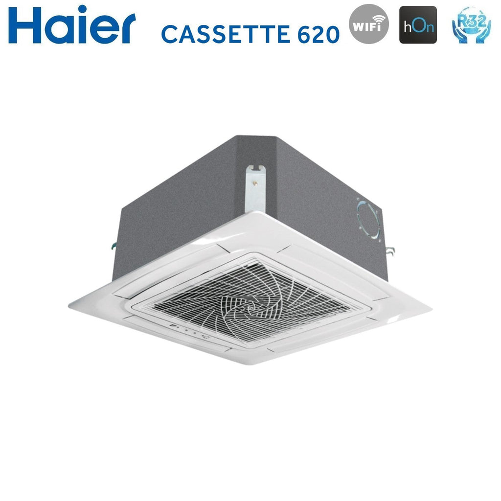 Unità Interna Cassetta a 4 Vie Haier series CASSETTE 620 12000 Btu AB35S2SC2FA-1 R-32 built-in Wi-Fi with Griglia Inclusa