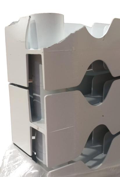 Radiatori 2000 Helyos Evo aluminium radiator 5 elementen 500 mm hartafstand