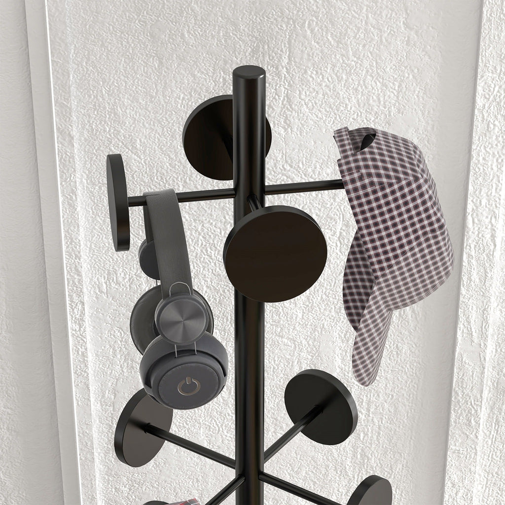 EasyComfort Staande kapstok met parapluhouder en 8 schijfhaken Ø34 x 177A cm