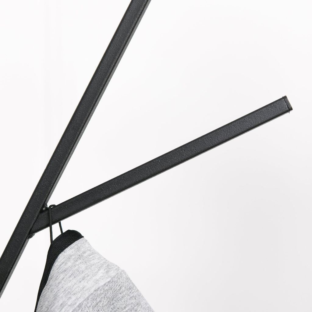 EasyComfort Staande kapstok 45x45x180 cm, zwart