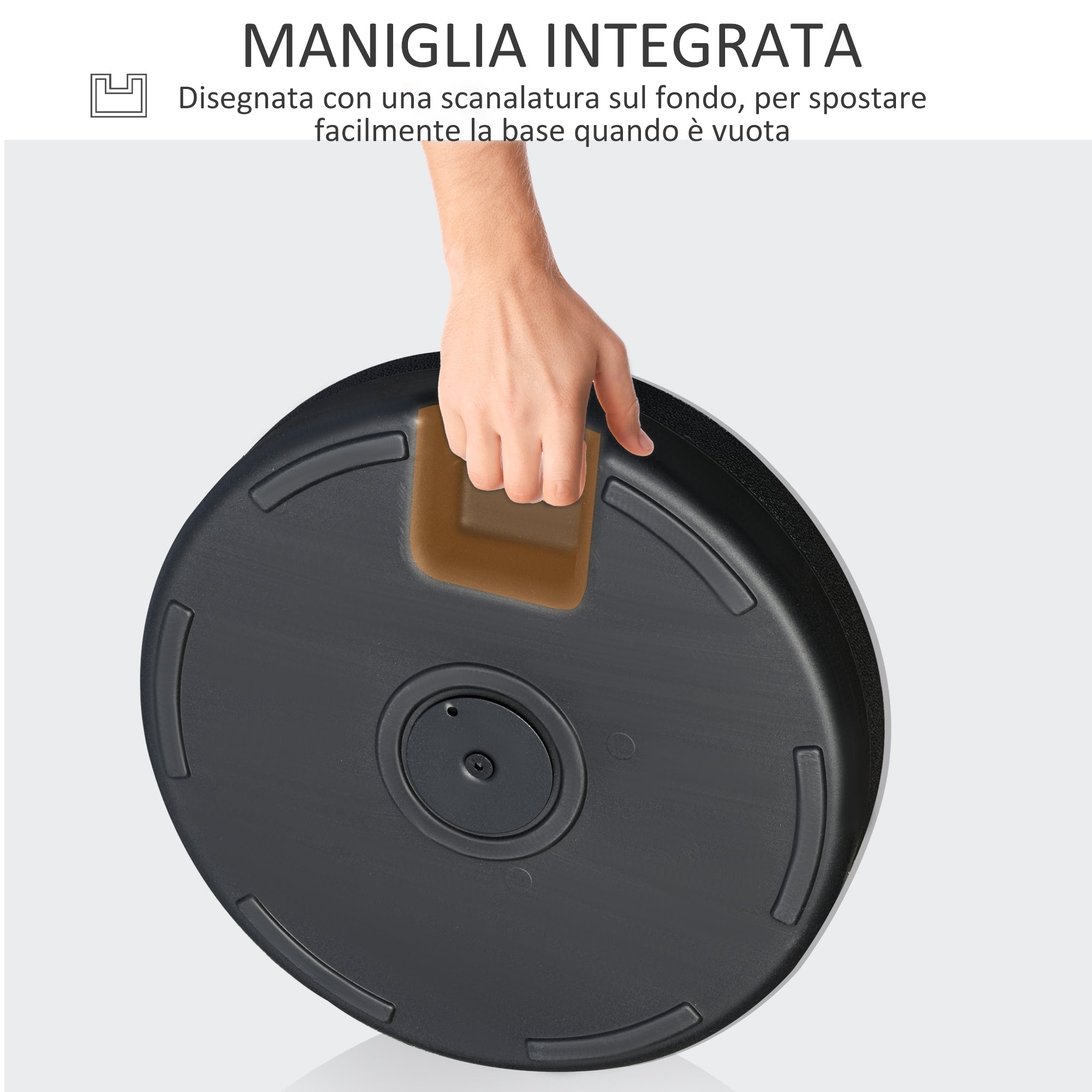 EasyComfort Base parasolvoet Φ3.8 en Φ4.8cm, HDPE zwart