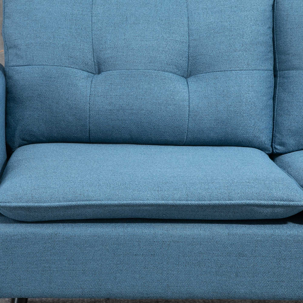 EasyComfort Divano 2-zits bank 139x68x80 cm, donkerblauw