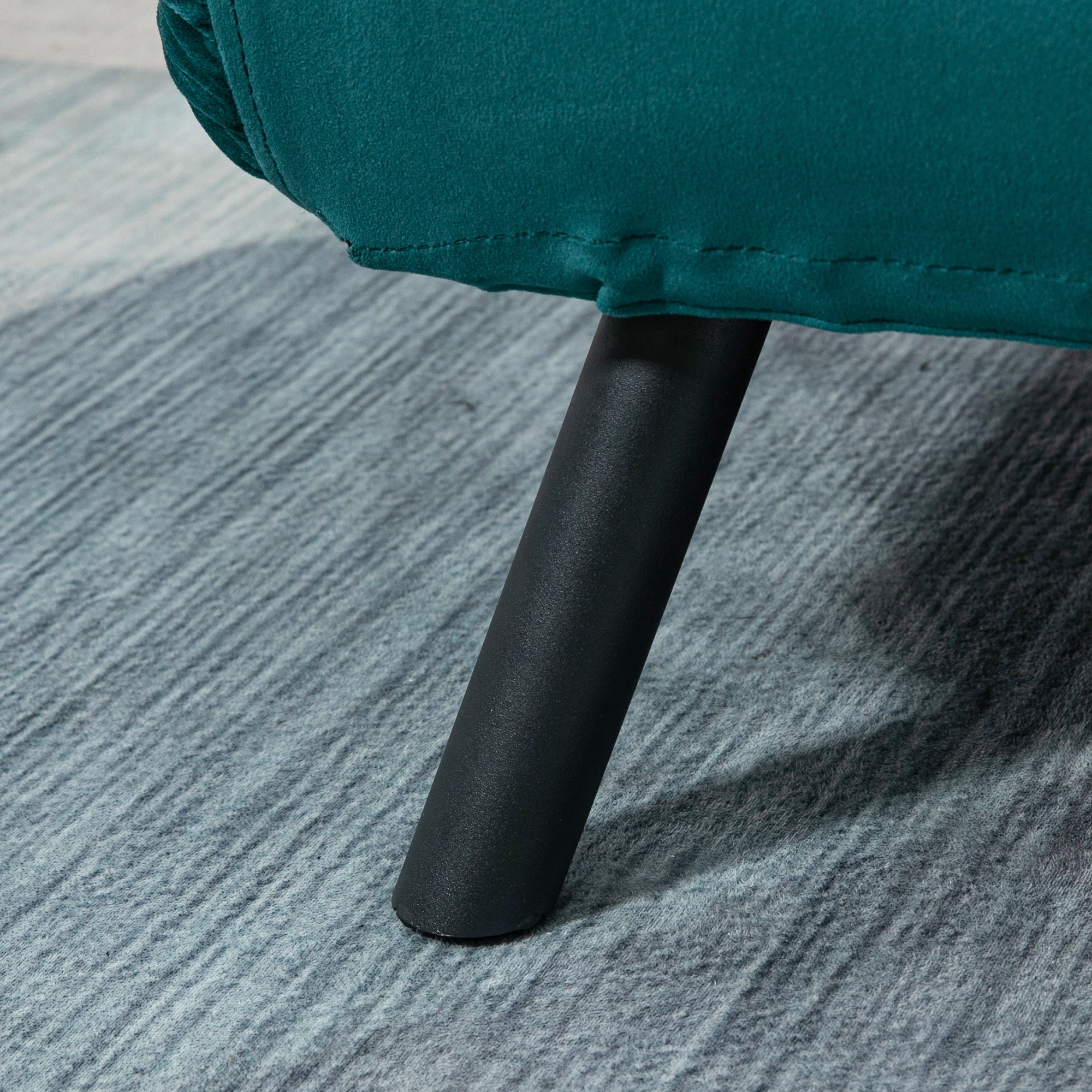 EasyComfort 3-in-1 slaapbank tweepersoons, 5-standen verstelbare rug, watergroen