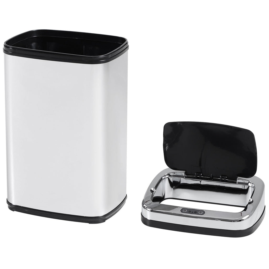 Easycomfort Elegante Bidone pattumiera In acciaio inox with sensore elettronico di apertura 30L