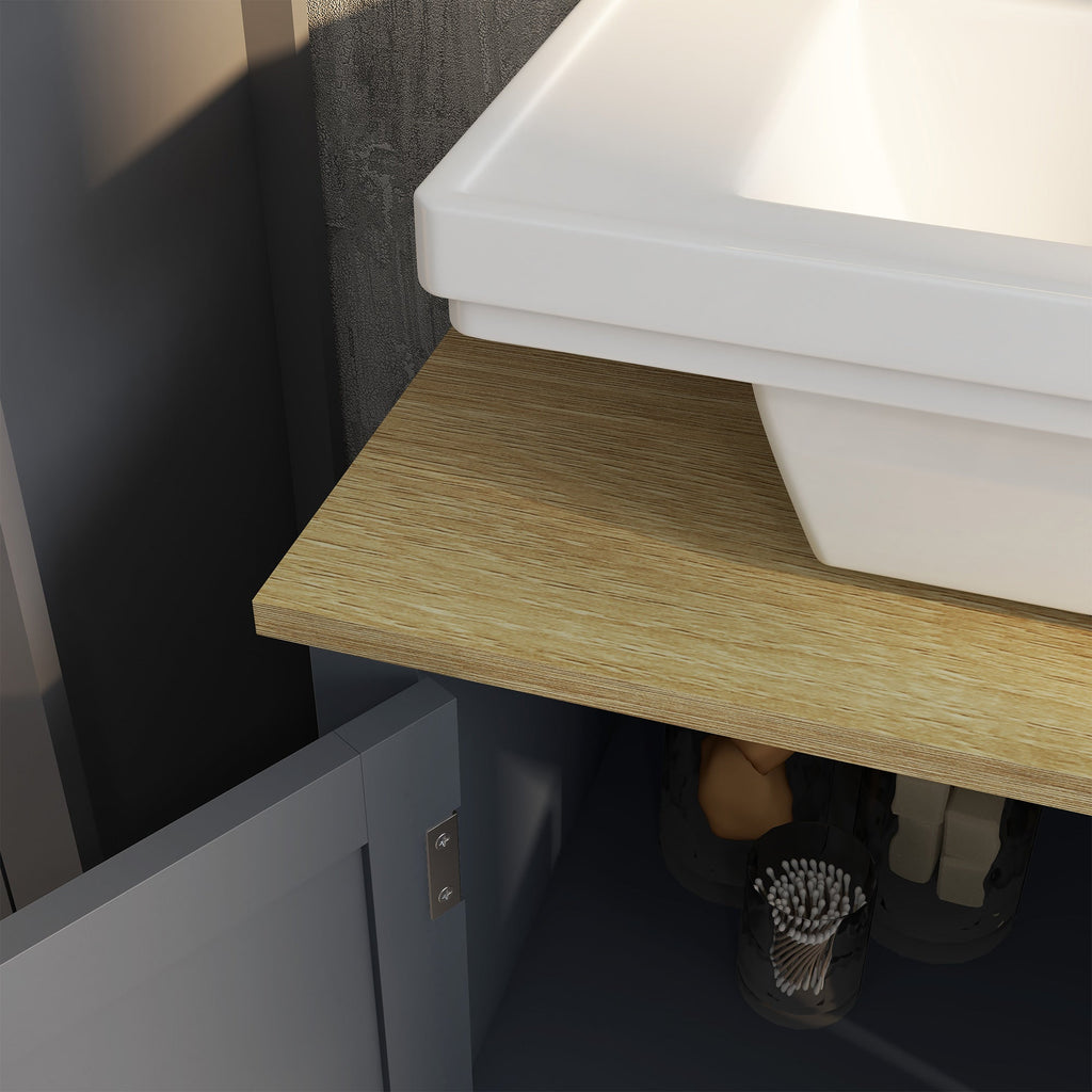 EasyComfort onderkast voor wastafel 60x30x60 cm - grijs