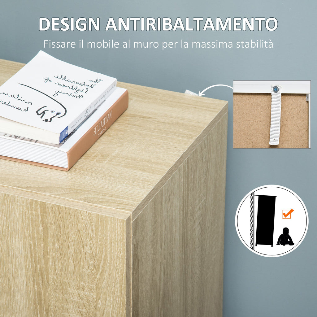 EasyComfort Mobiletto Multiuso 2-deurs kast 70x39x70 cm