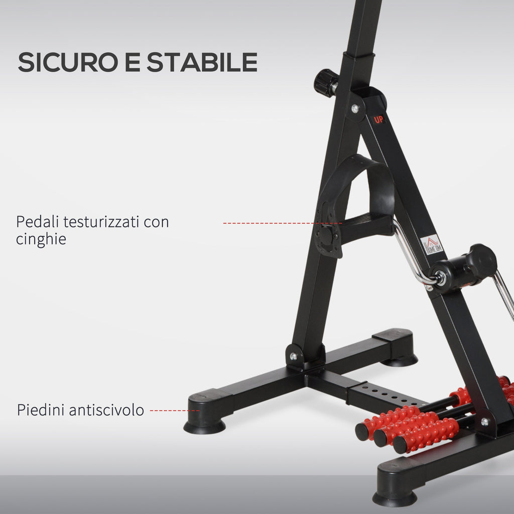 Easycomfort Pedaliera per Braccia e Gambe with Schermo LCD, Altezza e Resistenza Regolabile, 56x44-56x75-97 cm