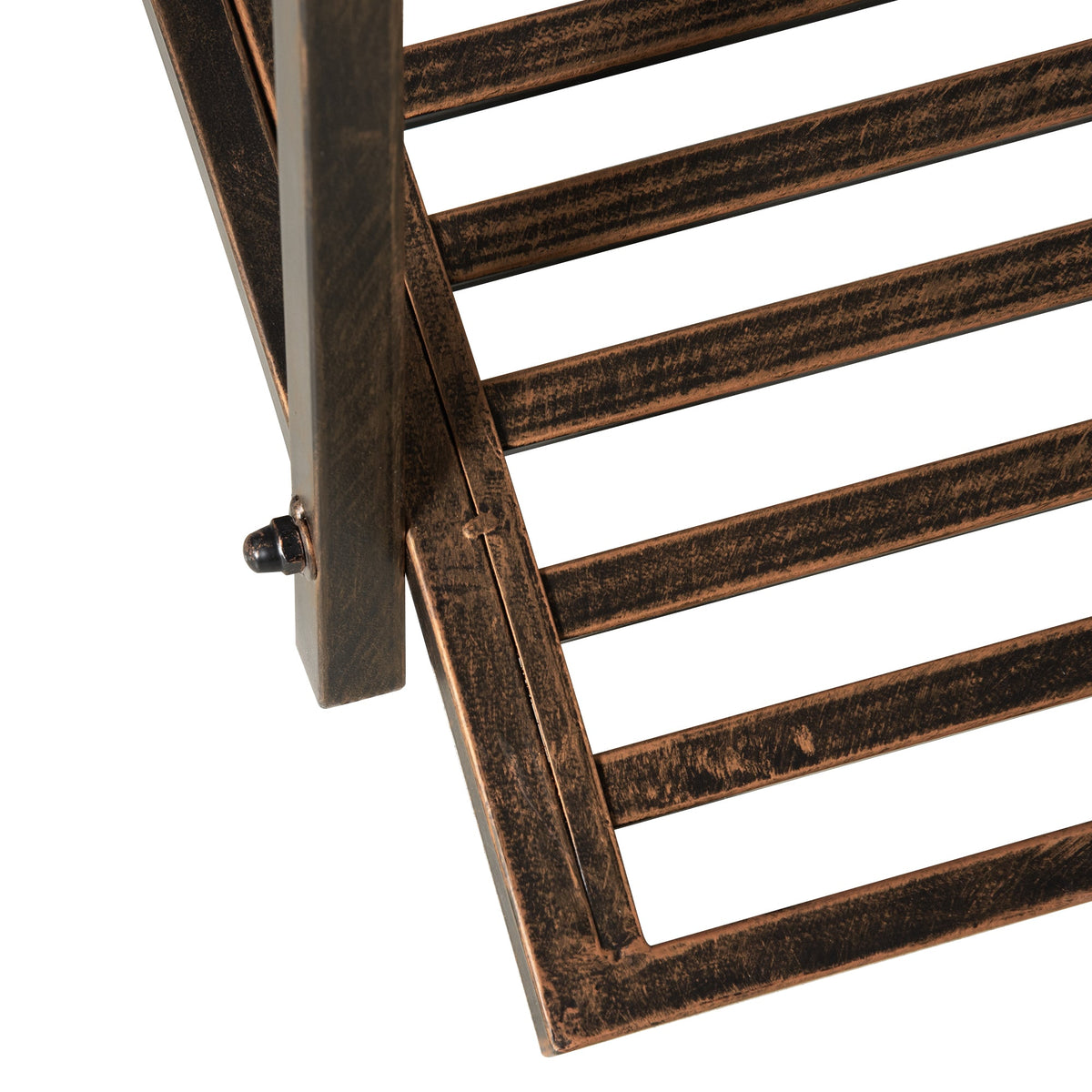 EasyComfort Vintage tuinbrug met bloemmotief, 99x68x53 cm