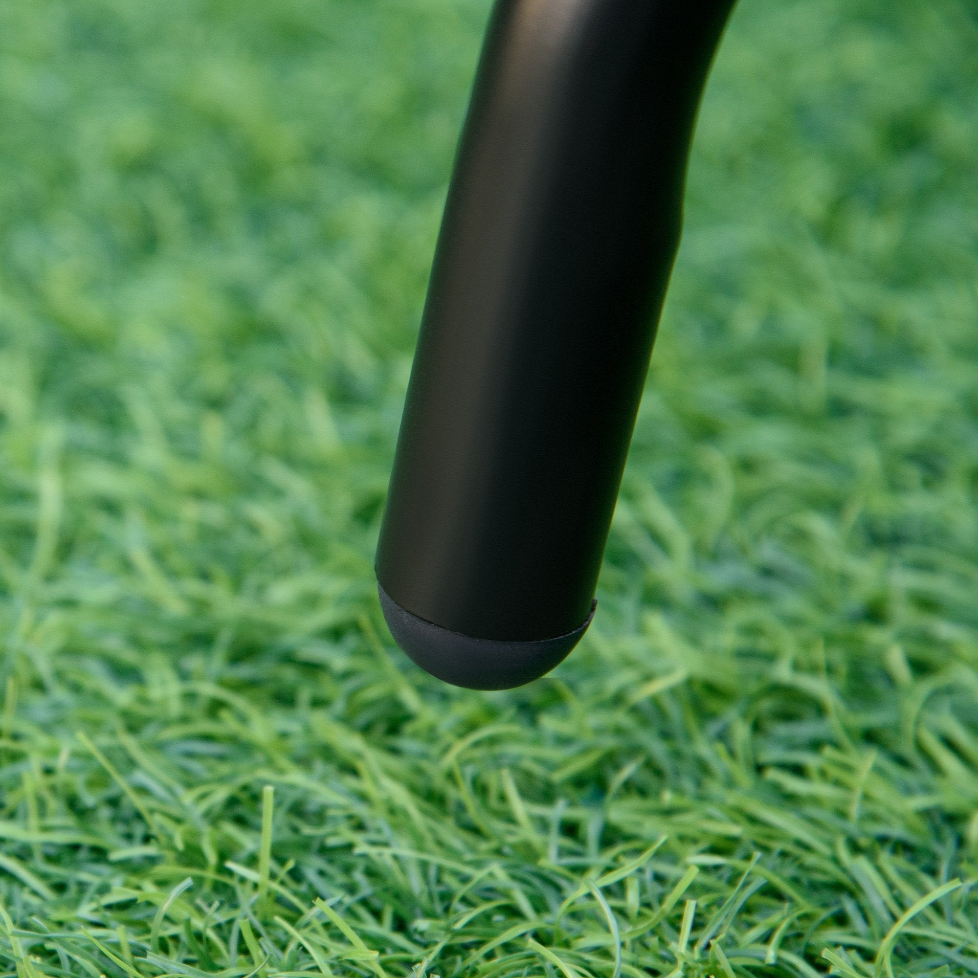 Easycomfort Tavolino da Giardino Rotondo with Ripiano in Vetro e Struttura in Metallo, Φ50x55cm, black