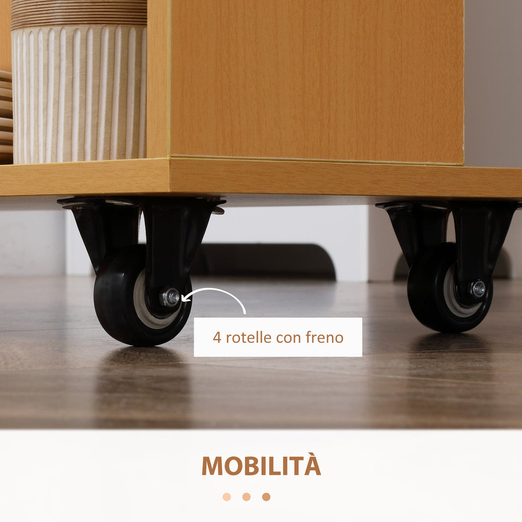 EasyComfort Tavolo Pieghevole - Vouwtafel voor 3 personen, 75x144x144,5 cm