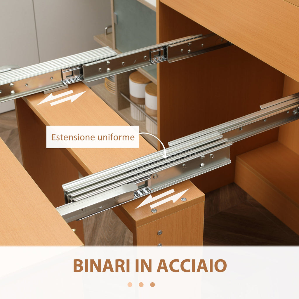EasyComfort opvouwbare eettafel, max. 5 personen, 84x180x100 cm