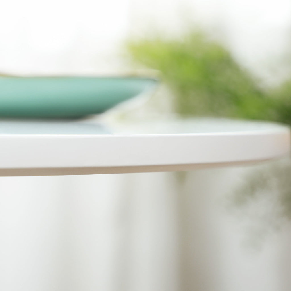 EasyComfort Rond eettafel voor 2 personen Ø70x75 cm, wit