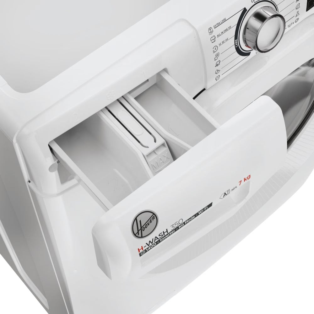 Lavatrice A Carica Frontale Hoover H-WASH 350 H3WP4474TAM6/1-S 7 Kg 1400 Giri Classe A (A85xL60xP45) Bianco