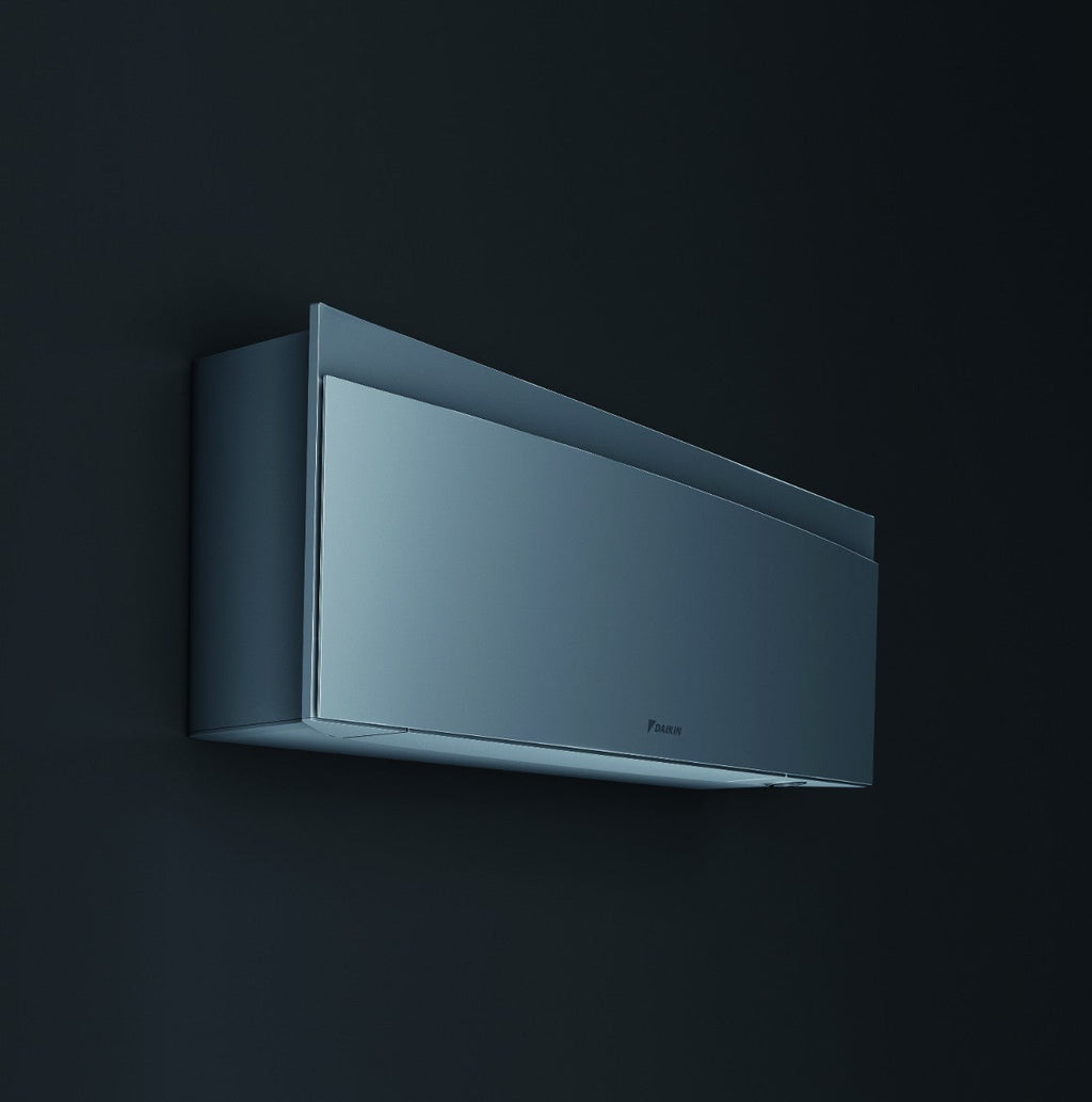 Daikin FTXJ42AS Emura III binnenunit 15000 Btu, zilver, Wi‑Fi