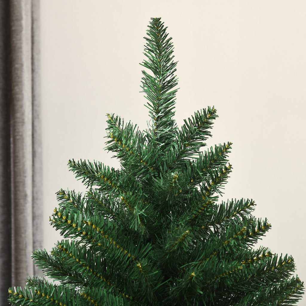 EasyComfort kunstkerstboom 180 cm – 800 takken, metalen voet, groen